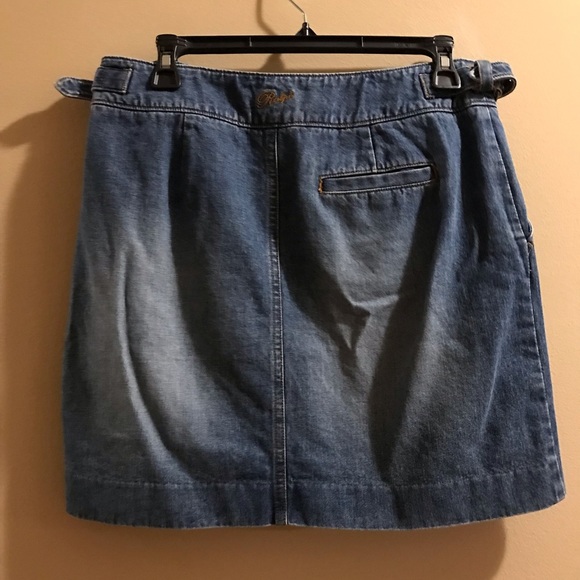 RALPH Ralph Lauren Denim Mini Skirt Buckle - Picture 4 of 6